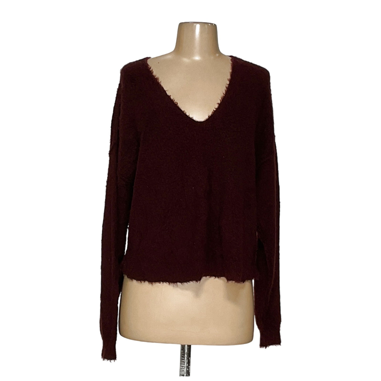 Free People Brown Pullover Sweater, Size S