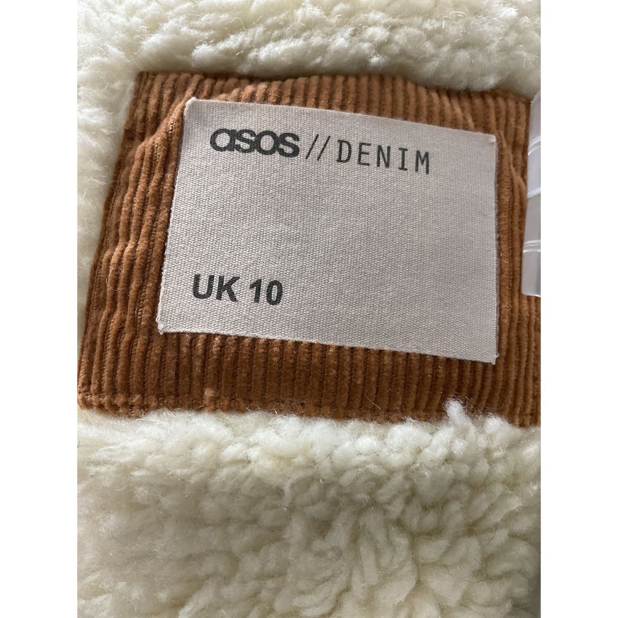 ASOS Brown Cotton Jacket - Women's Size 10