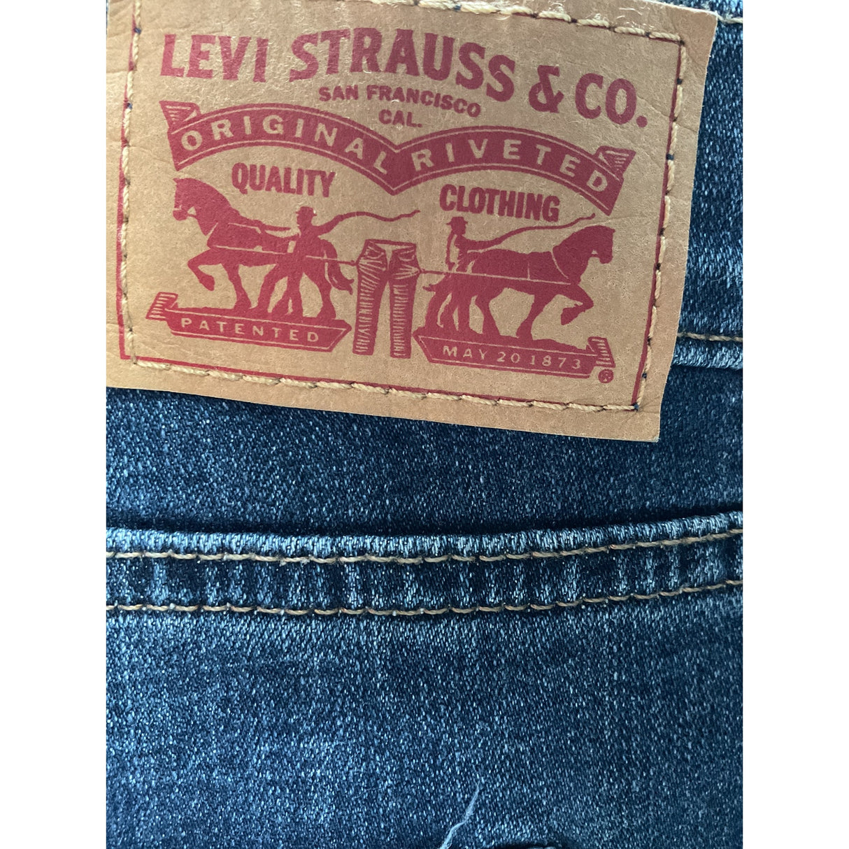 Levi's Bootcut Jeans - Blue (Size 16)