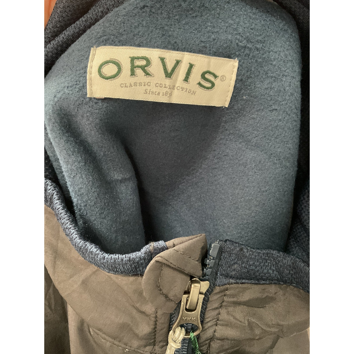 Orvis Multicolor Men's Full Zip Sweater - L