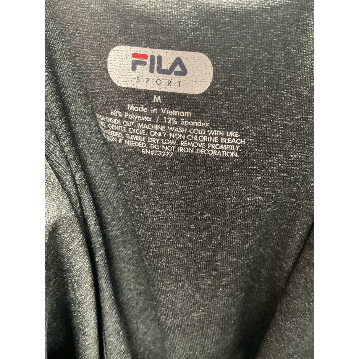 Fila Gray Polyester Sweatpants - Women's M