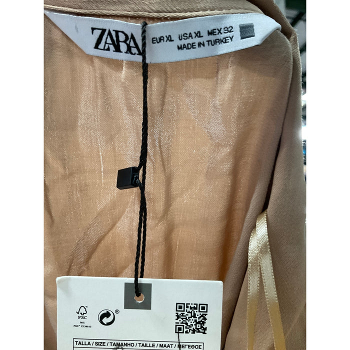 ZARA Maxi Dress Size XL, Brown