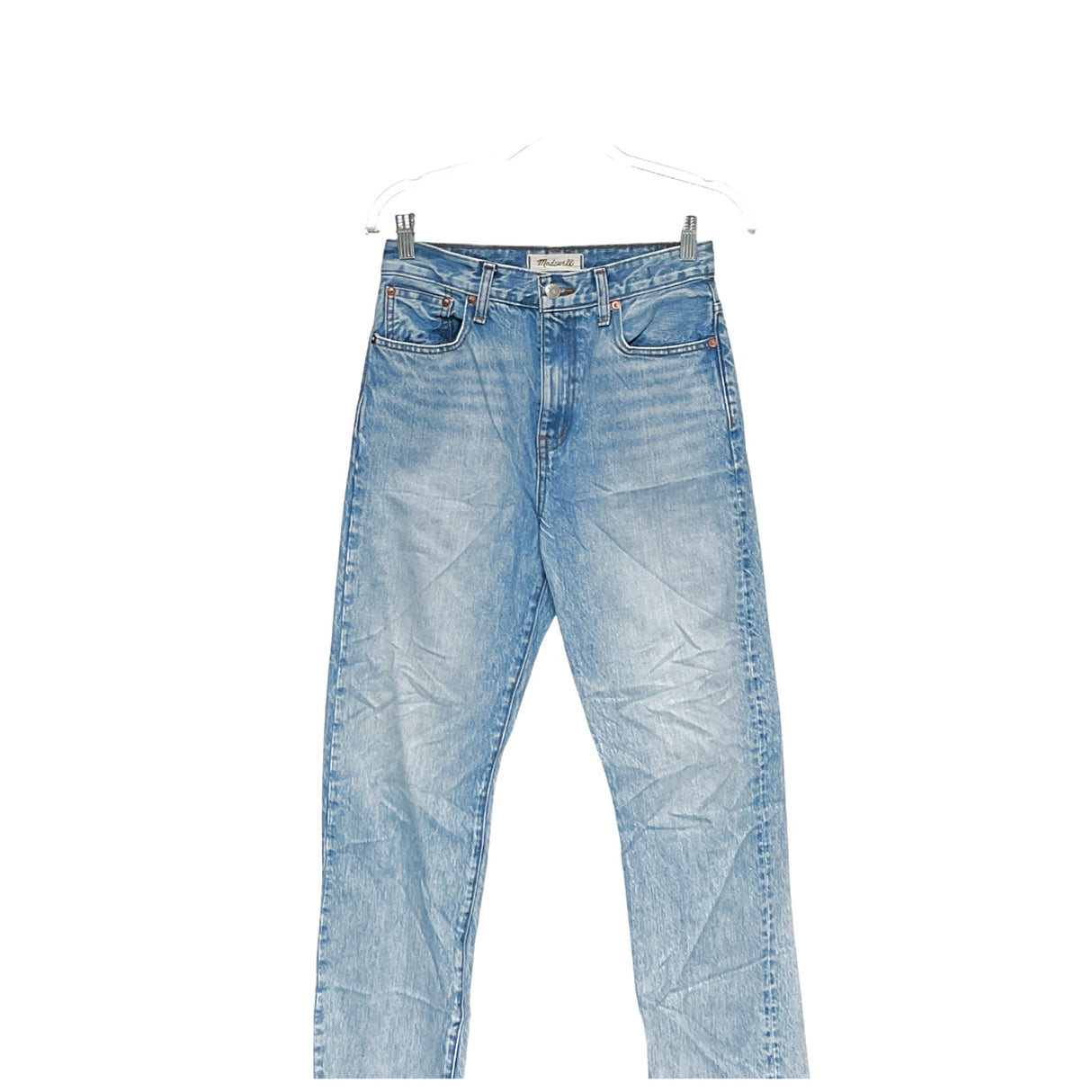 Madewell Blue Straight Leg Jeans