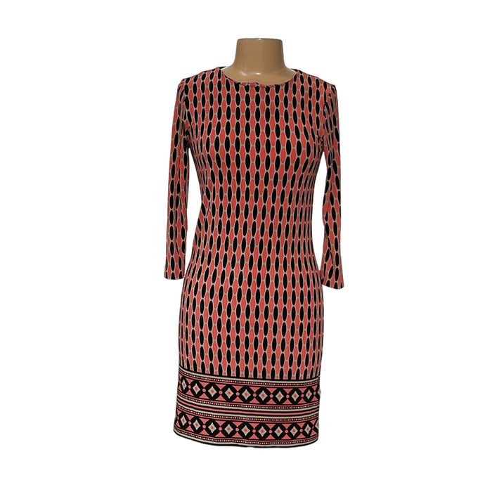 Michael Kors Multicolor Shift Midi Dress