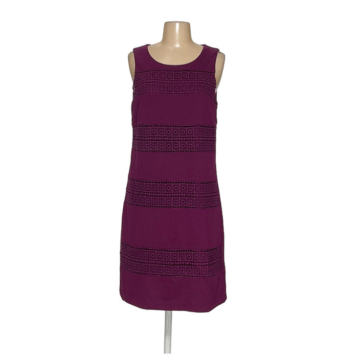 Jessica Simpson Purple Shift Midi Dress - Size 8