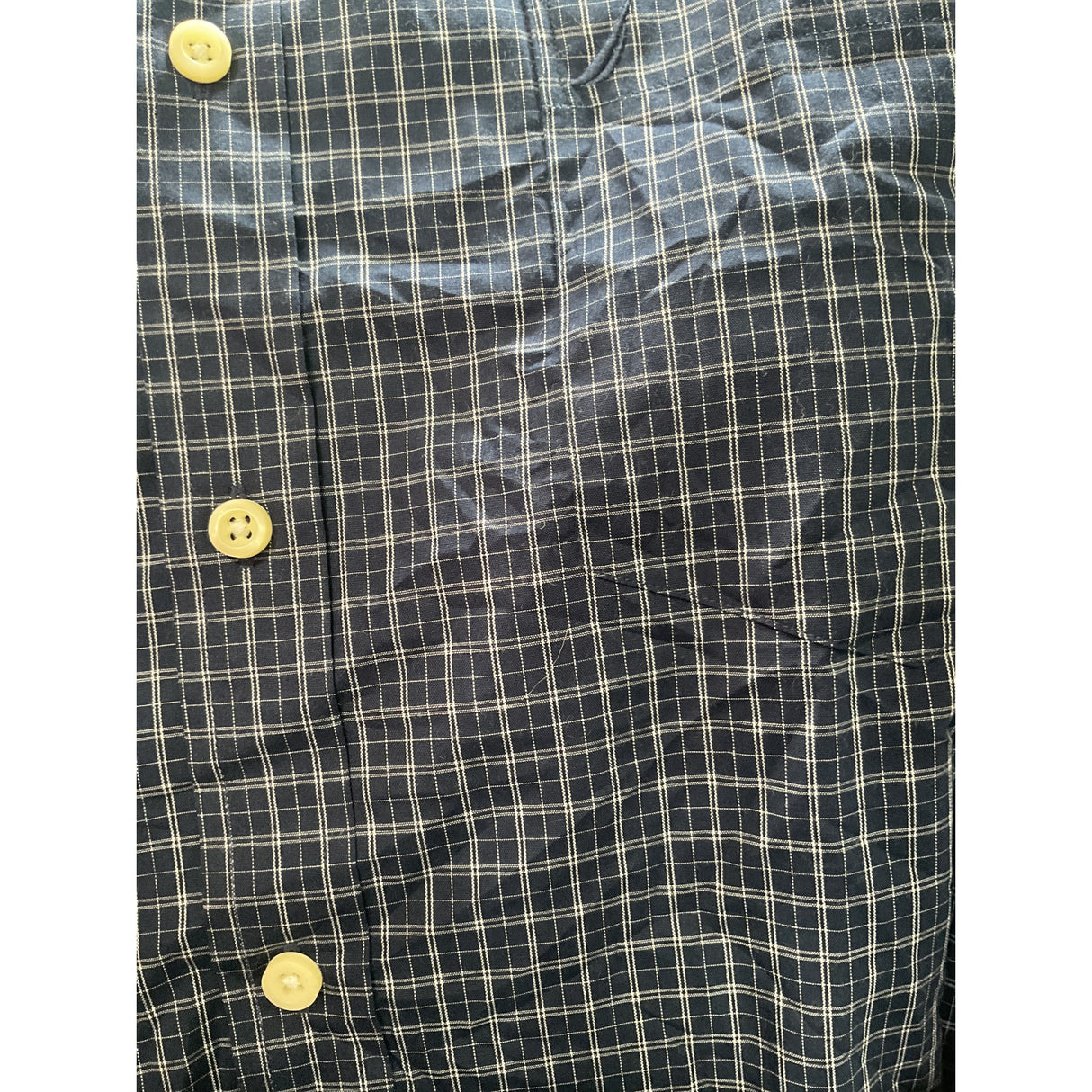 Nautica Men's Blue Cotton Button-Up Shirt XXL