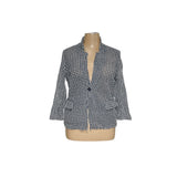 Chico's Blue Cotton Blazer - Size 2