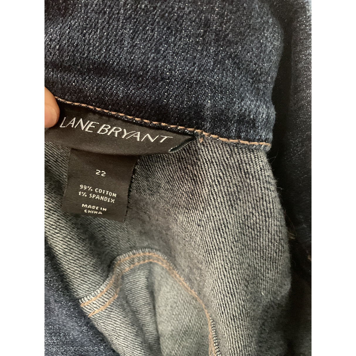 Lane Bryant Blue Cotton Jacket