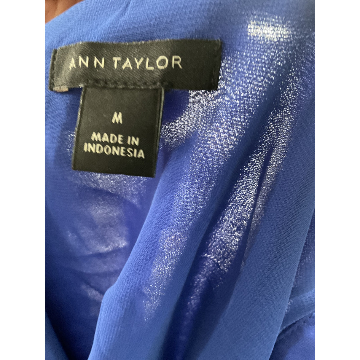 Ann Taylor Blue Blouse - Women's M