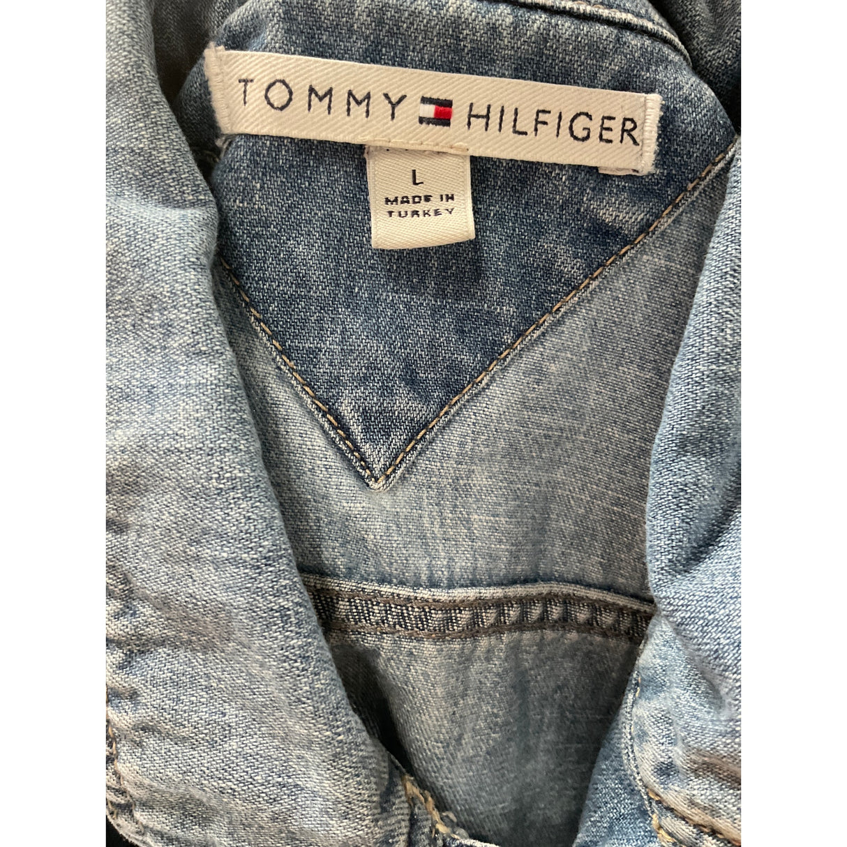 Tommy Hilfiger Blue Jacket - Women's Size L