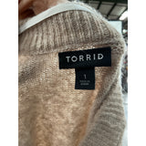 TORRID Beige Cardigan in Size 1