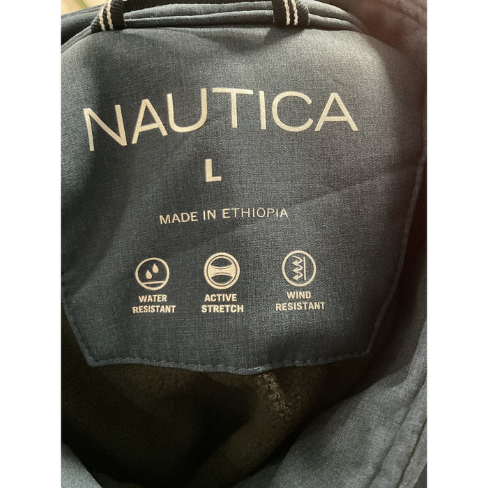 NAUTICA Blue Anorak Jacket, Men's L