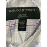 Banana Republic Men's Multicolor Canvas Dress Shirt