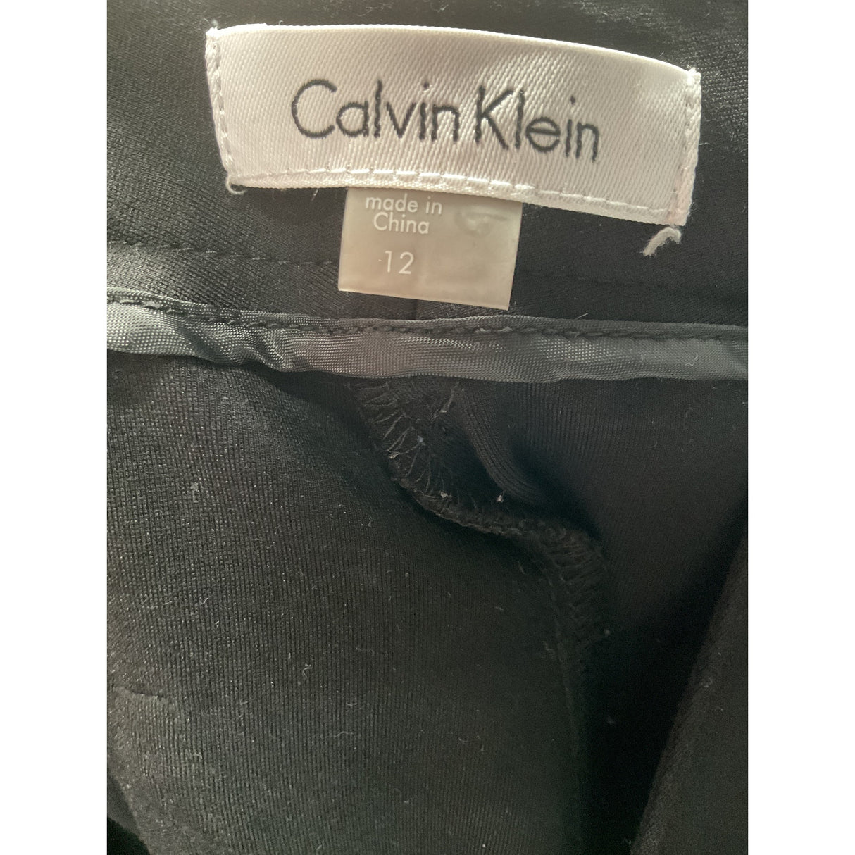 Calvin Klein Black Women's Ankle Pants Size 12