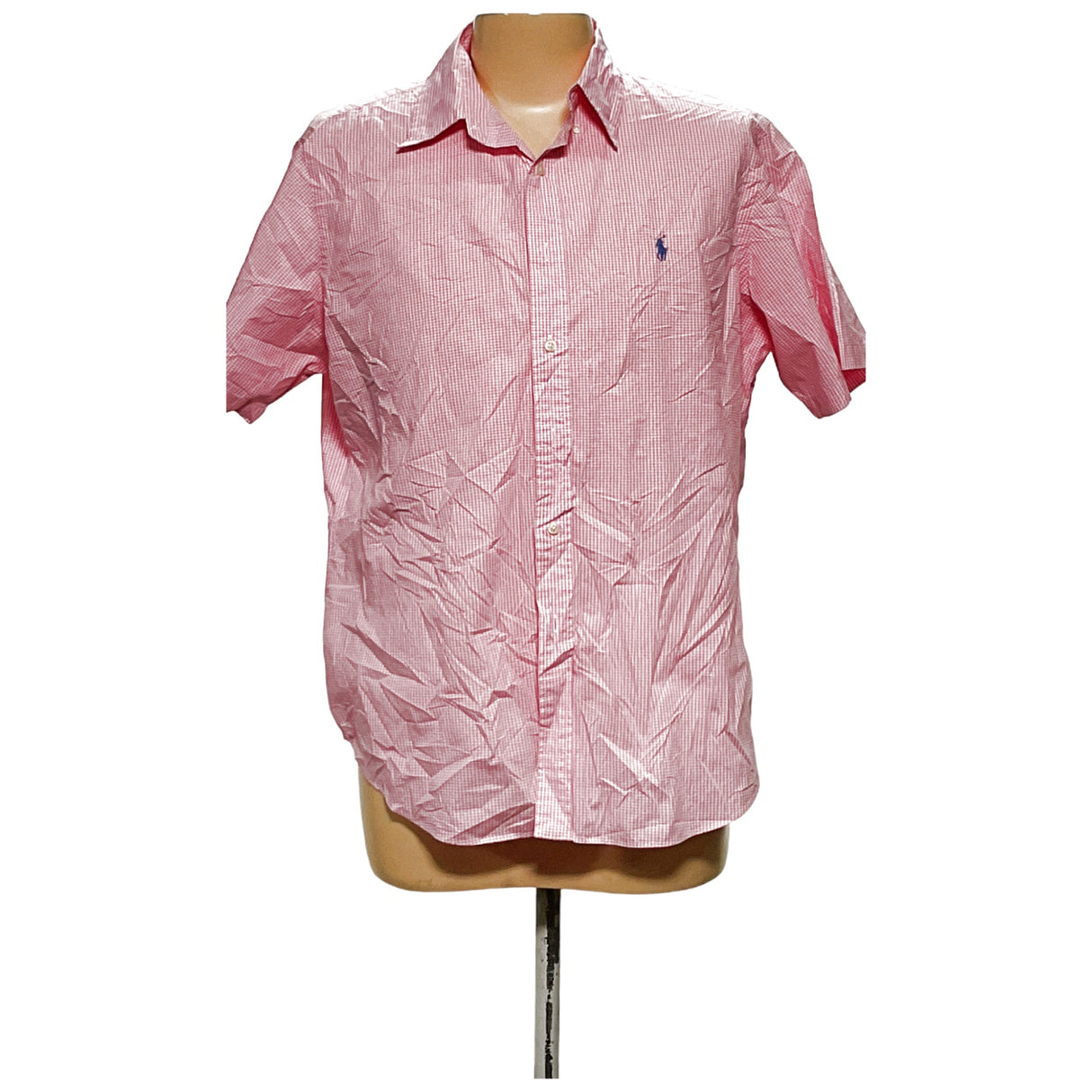 Ralph Lauren Pink Men's Short Sleeve Shirt