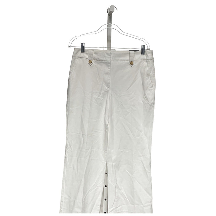 Talbots White Cotton Ankle Pants - Size 8P