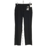 Lee Black Cotton Straight Pants - Size 8