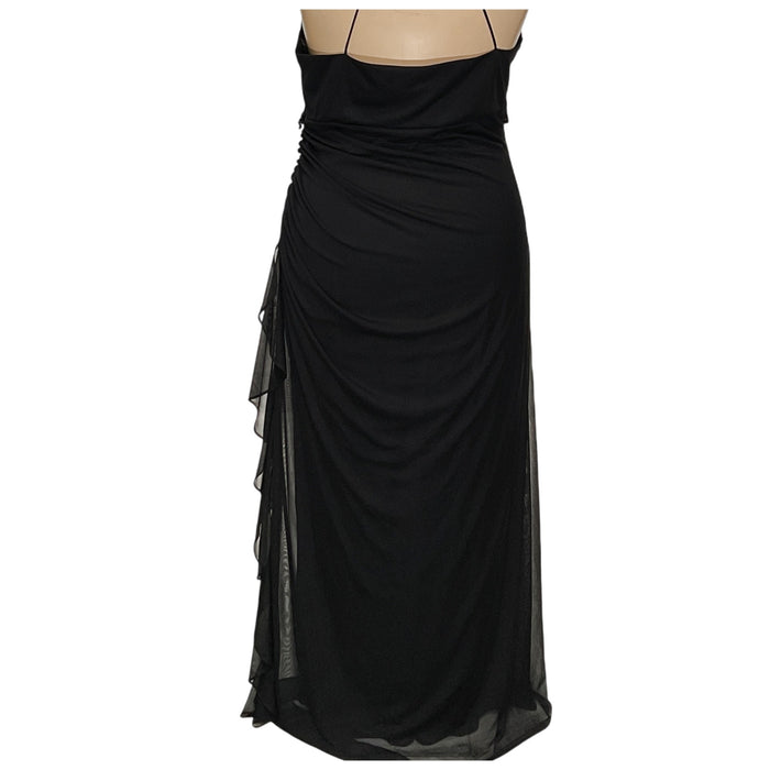 Betsy & Adam Plus Size Black Maxi Dress