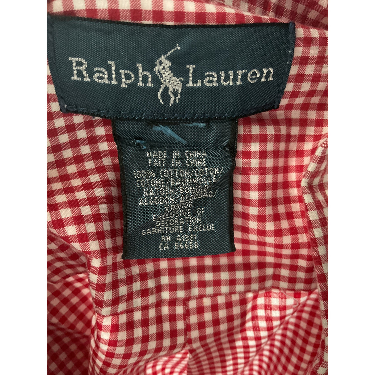 Ralph Lauren Men's Gingham Dress Shirt