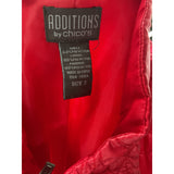 Chico's Red Graphic Print Vest