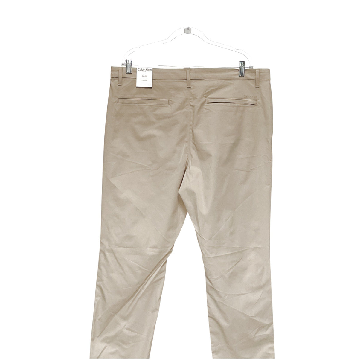 Calvin Klein Men's Beige Dress Pants