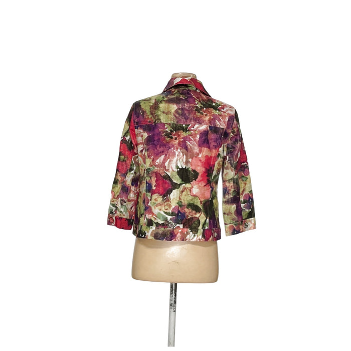 Chico's Multicolor Cotton Jacket