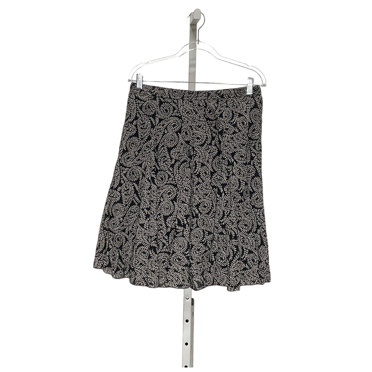 B.R. Black Cotton A-Line Skirt - Size XS