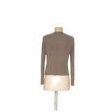 BR Brown Silk Cardigan, Women's M