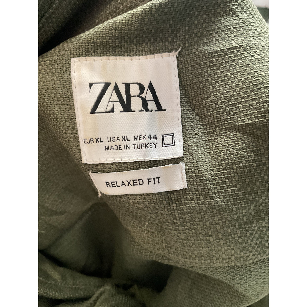 ZARA Green Men's Dress Shirt XL