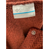 Columbia Brown Henley Sweater - Women's M