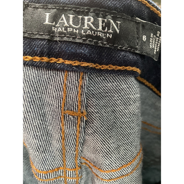 Lauren Ralph Lauren Women's Ankle Jeans - Blue (Size 6)