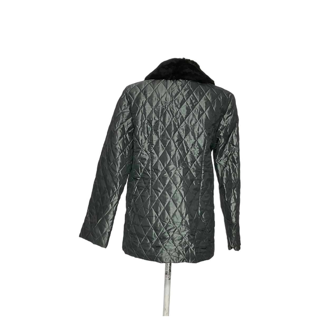 Nine West Gray Quilted Jacket, Women's Size M