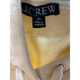 J. Crew Yellow XS Pullover Hoodie