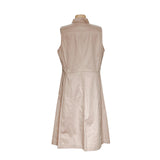 Armani Beige A-Line Midi Dress