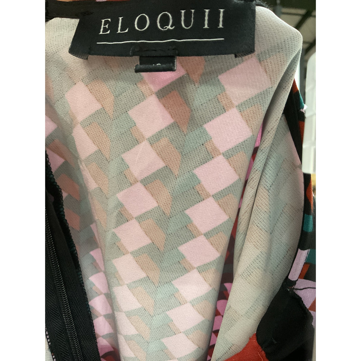 ELOQUII Multicolor Shift Dress - Size 16