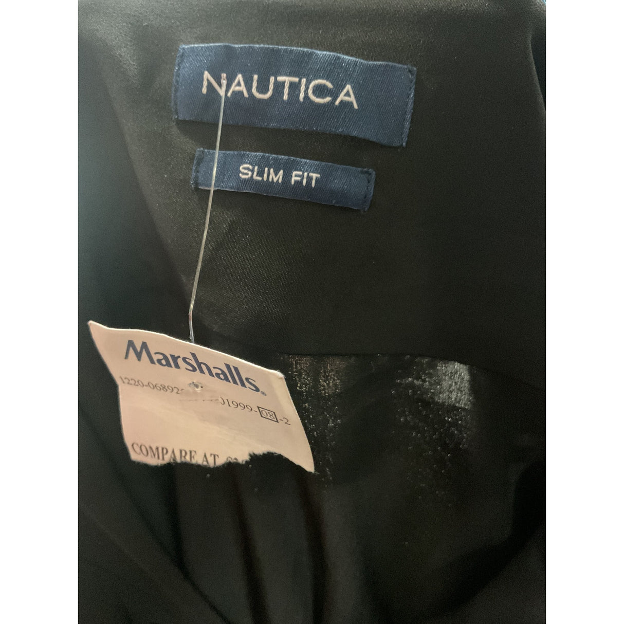 Men's Nautica Black Button-Up Shirt