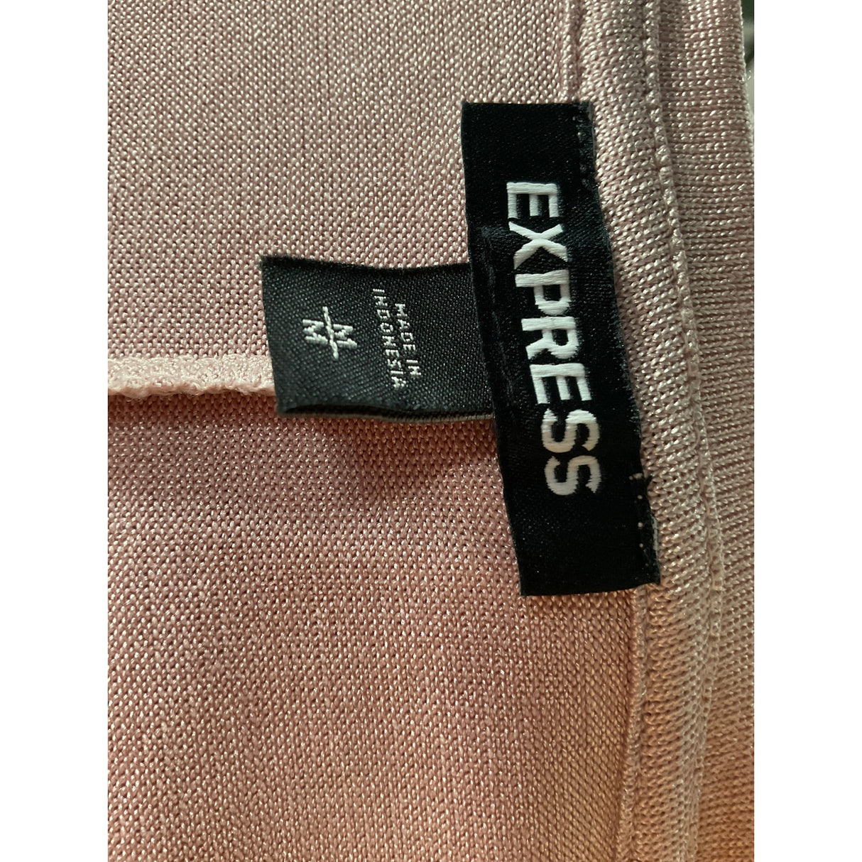 Express Pink Polyester Blouse M
