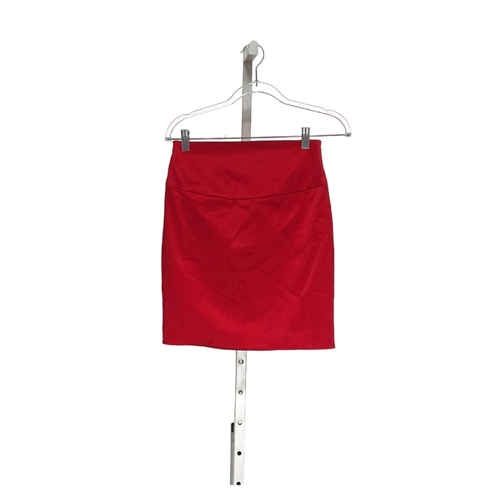 Express Red Mini Skirt - Size 2