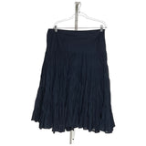 INC Intl Concepts Blue Cotton A-Line Skirt