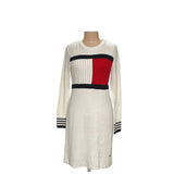 Tommy Hilfiger Cream Sweater Dress