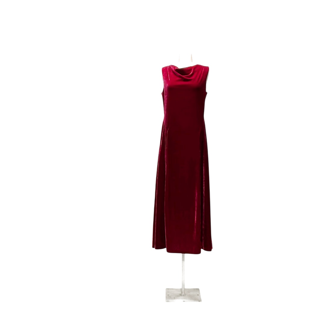 Coldwater Creek Pink A-Line Velour Long Dress