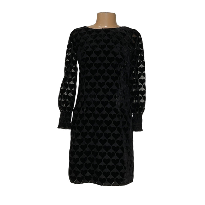 Talbots Black Midi Shift Dress