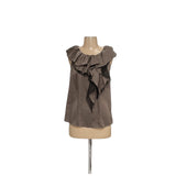 LOFT Brown XS Blouse - 25 in length