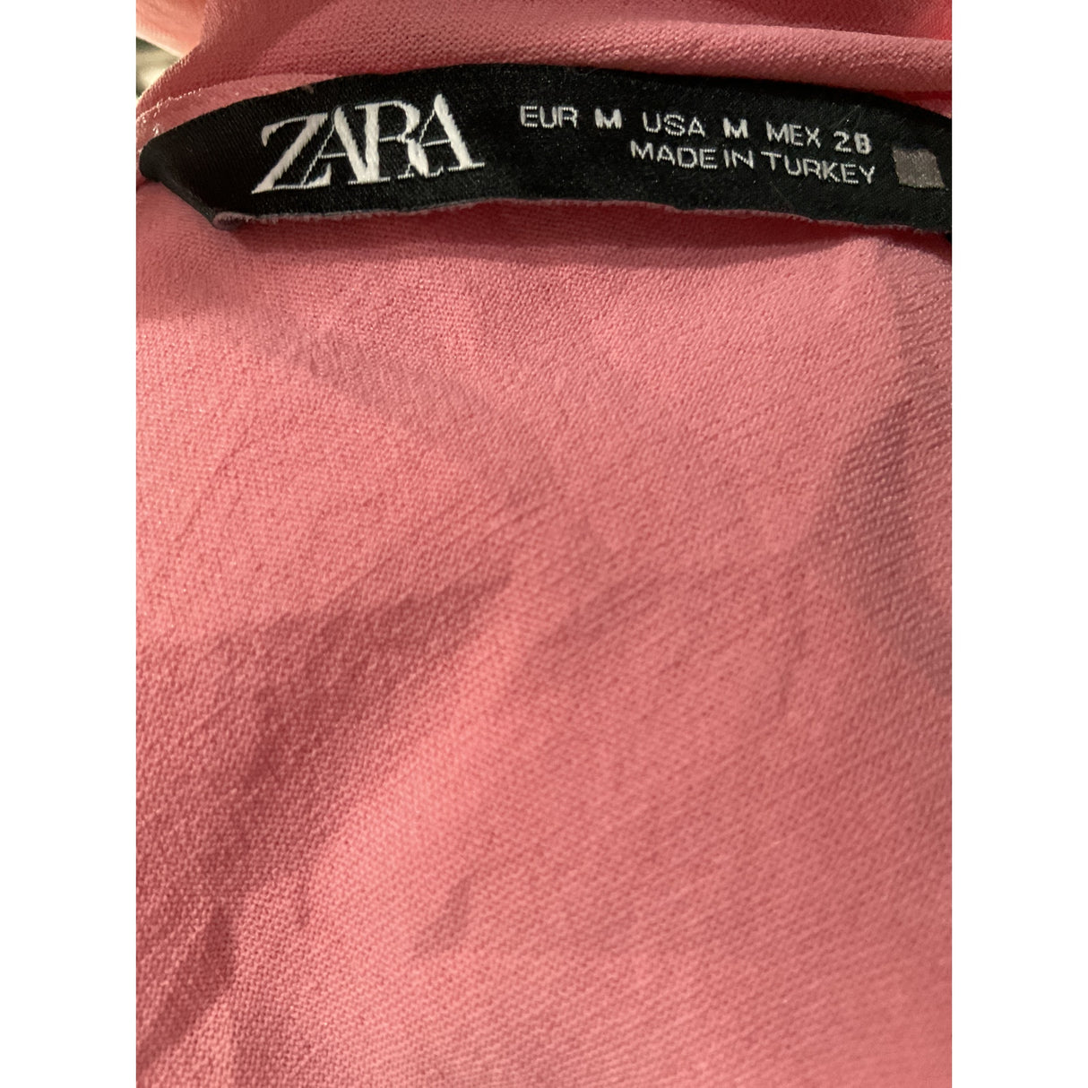 ZARA Pink Women's Polyester Top - M