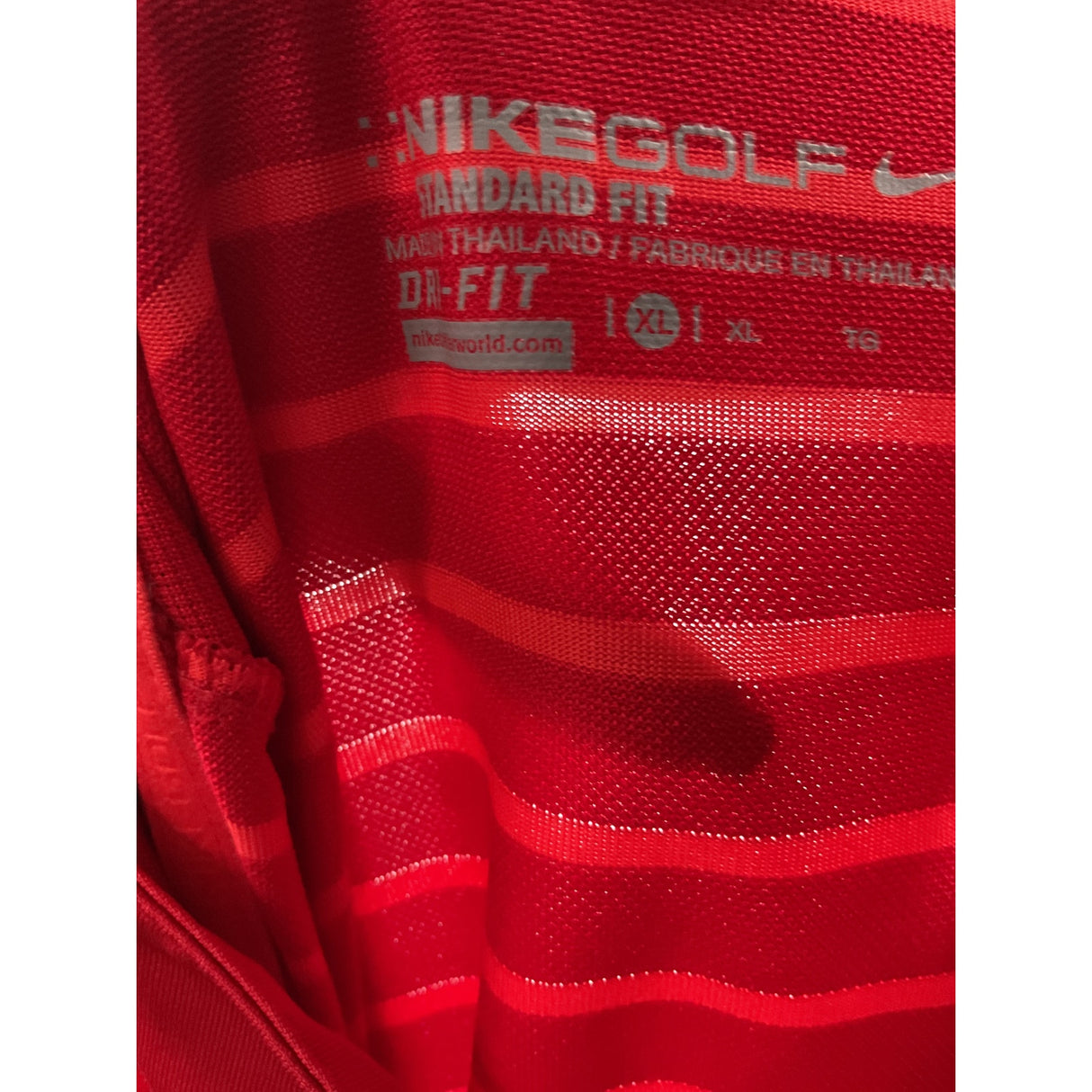 Nike Golf Men's Red Polo XL