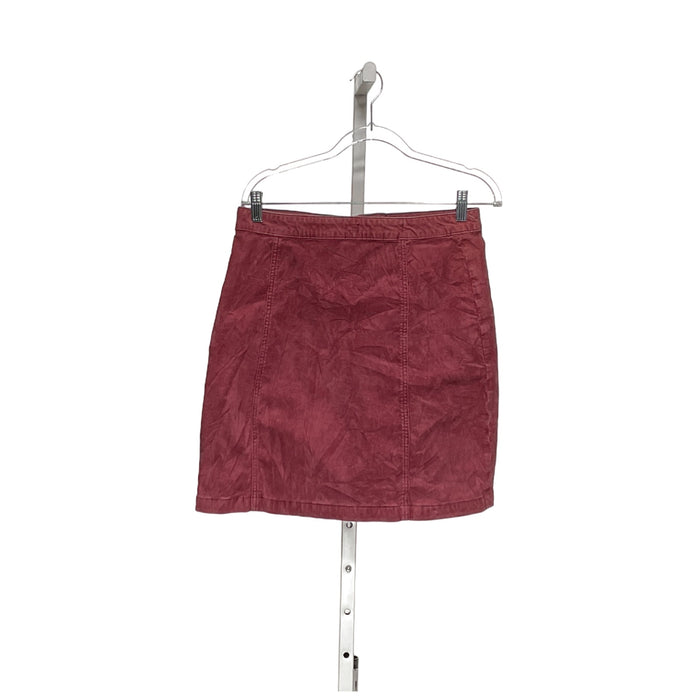 Pilcro Red Mini Skirt, Size 6