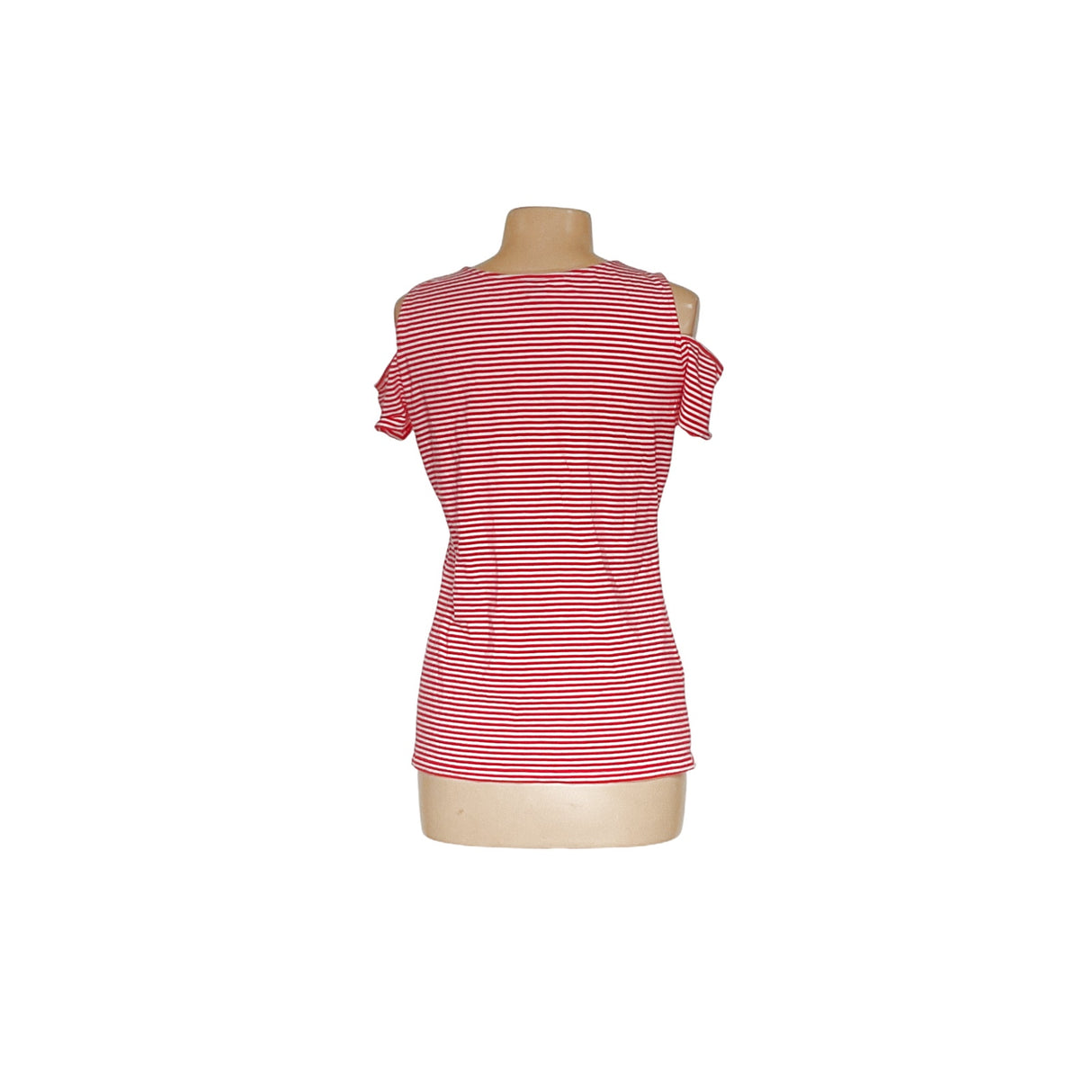 Michael Kors Women's Orange Striped Blouse