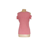 Michael Kors Women's Orange Striped Blouse