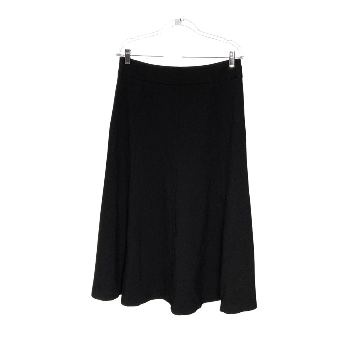 Coldwater Creek Black A-Line Midi Skirt