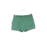 Dickies Women's Green Cotton Bermuda Shorts